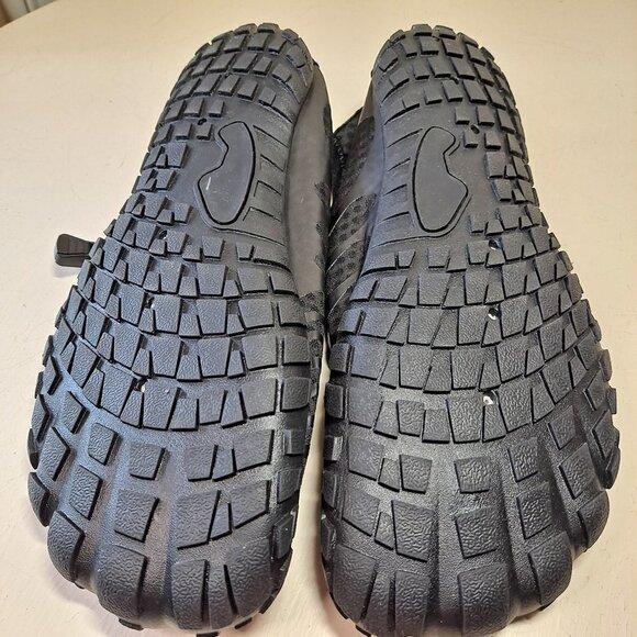 Men's Size 43 (US Size 10) Black Water Shoes Elastic Laces with Toggle NWOT - Picture 8 of 10